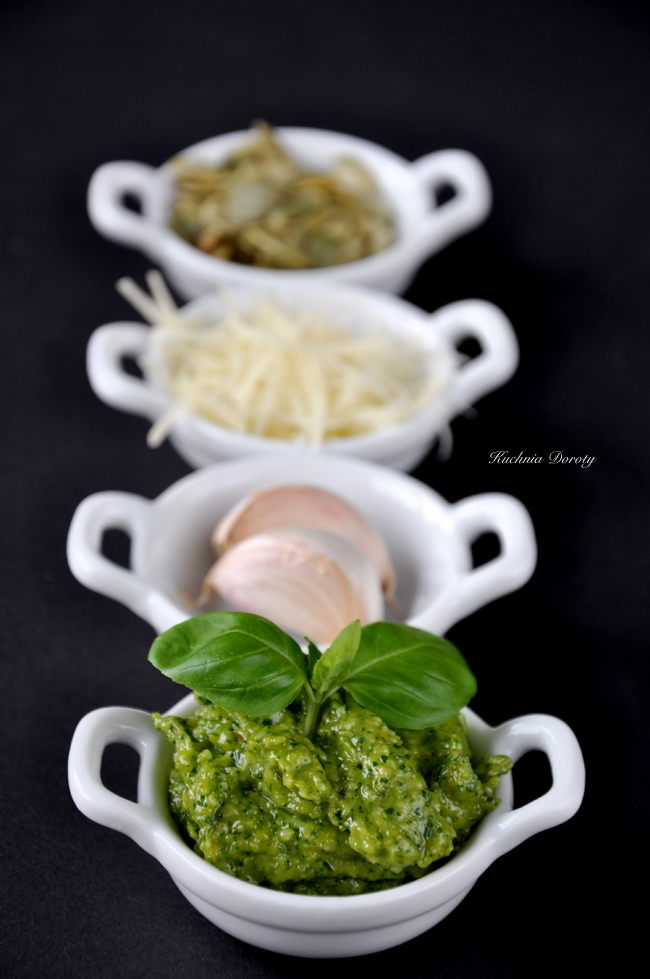 Pesto z rukoli i pestek dyni