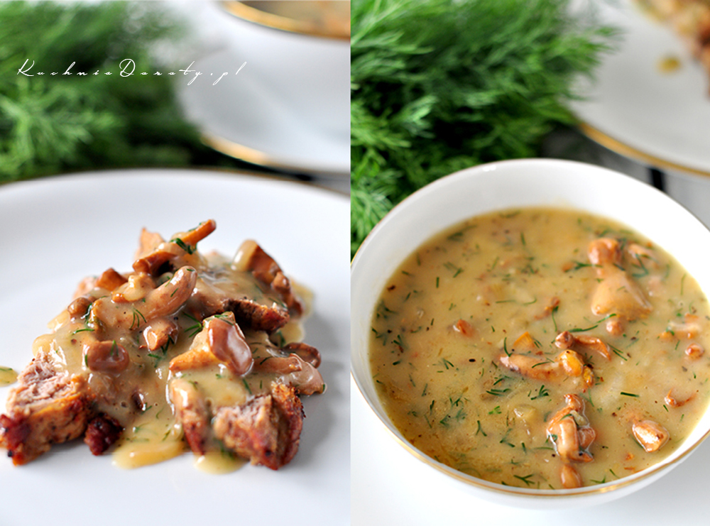 Polędwica Wieprzowa z Sosem Kurkowym