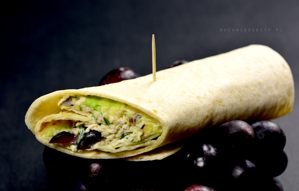 Kanapka z sałatką z Kurczaka 