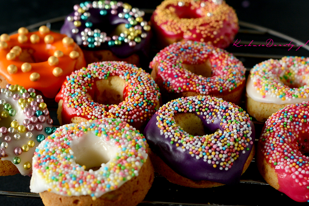 Pieczone Pączki – mini donuts