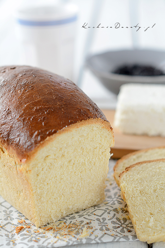 Przepis na łatwy pszenny chleb domowy . Bez zaczynu. Pieczywo kanapkowe.