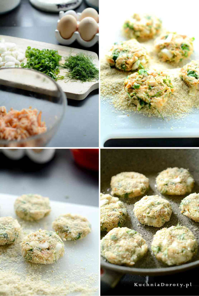 Placki z Wędzonego Łososia