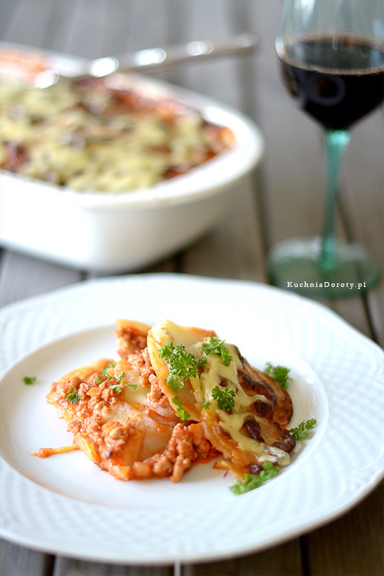 zapiekanka-przepisy Zapiekanka Ziemniaczano-Mięsna