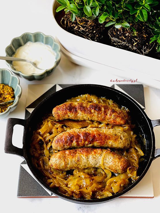 pieczona-biala-kielbasa Pieczona Biała Kiełbasa