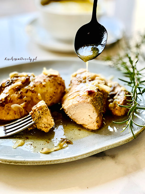 Kurczak Dijone – piersi z kurczaka w sosie musztardowym